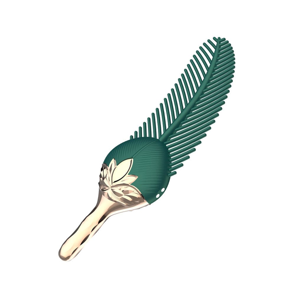Peacock Feather, stimulateur vert en forme de plume